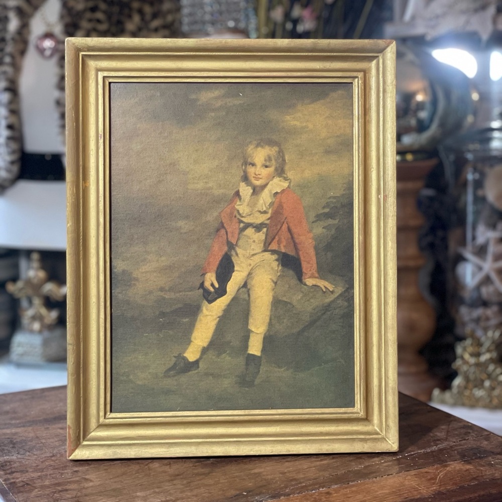 Henry Raeburn Victorian boy child 11x14 Framed art print 1920-1940